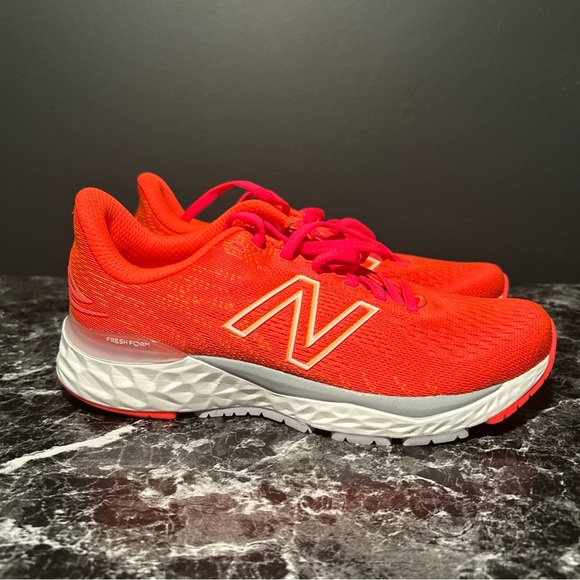 New Balance Womens 7.5 FF 880 V11 W880M11 Orange Running Shoes Sneakers - Picture 2 of 9